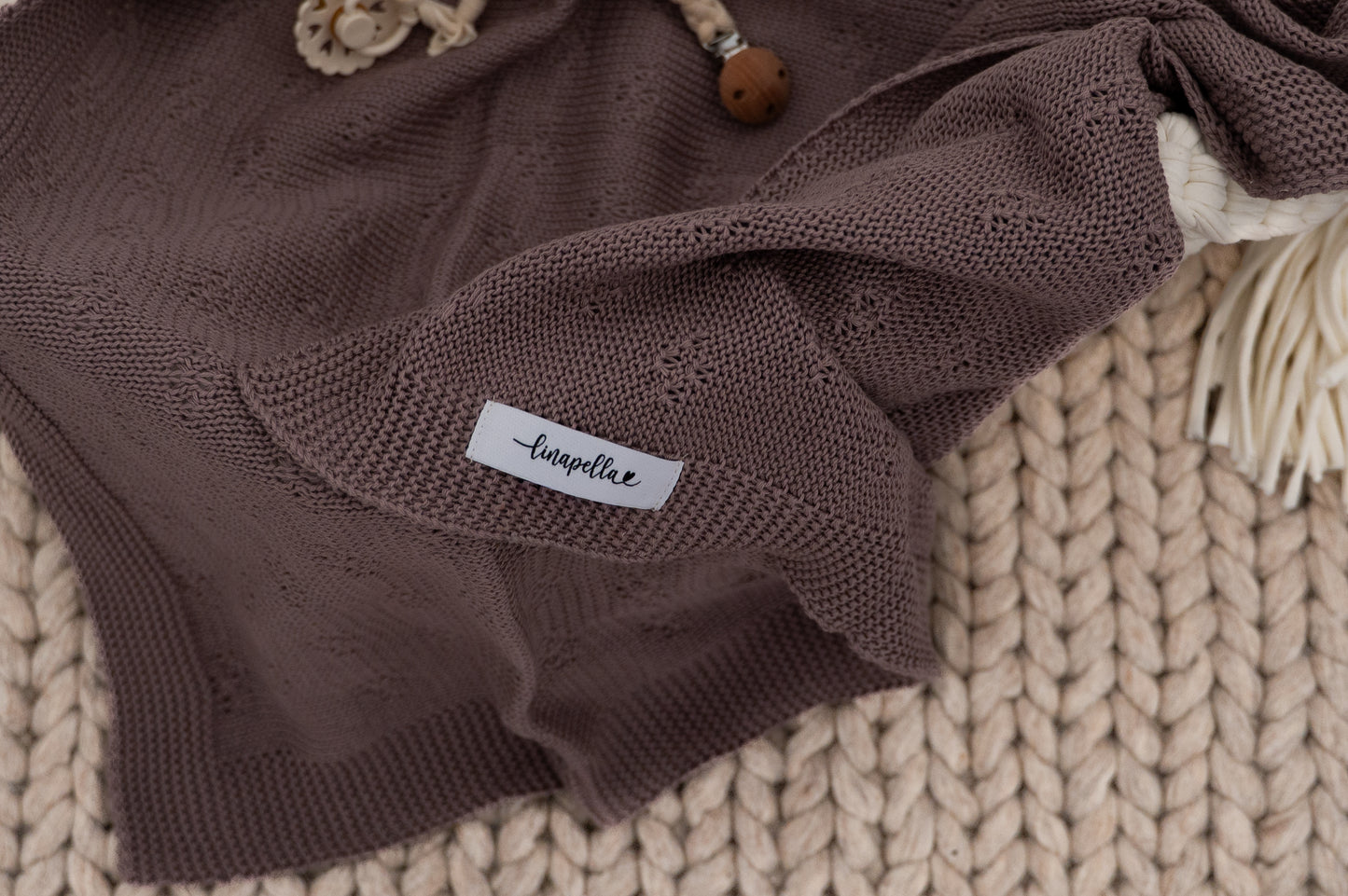 Nalani Erstlingsdecke aus Bio-Baumwolle