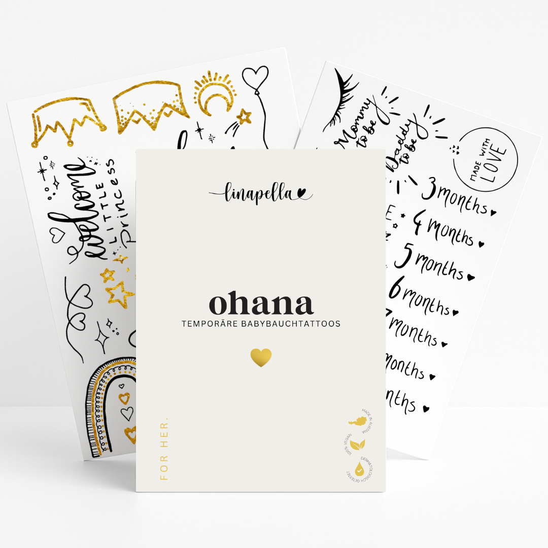 Ohana Babybauchtattoos | Gold Edition